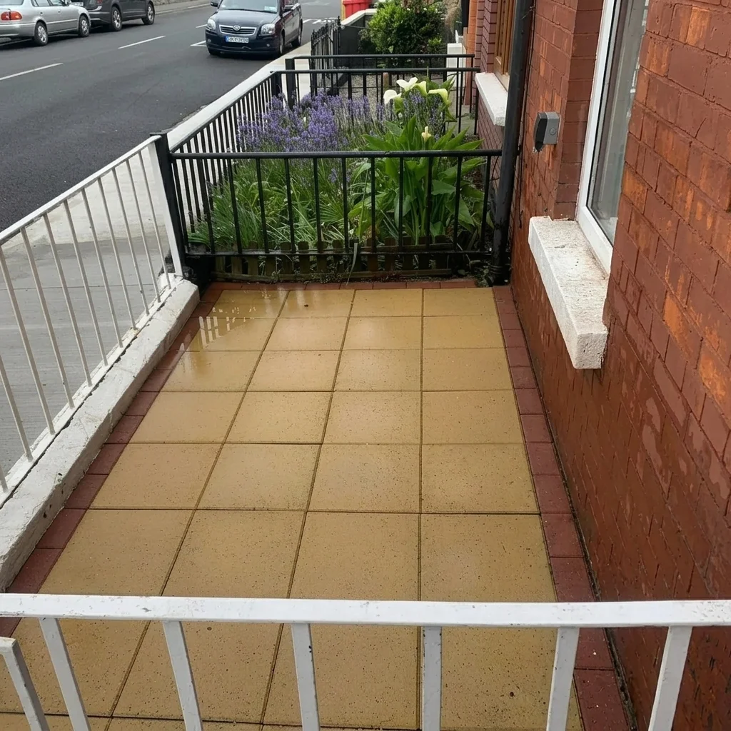 Balcony Before and After Cleaning