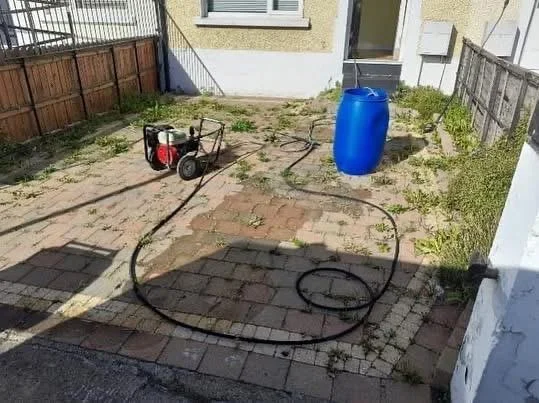 Dirty Patio Before