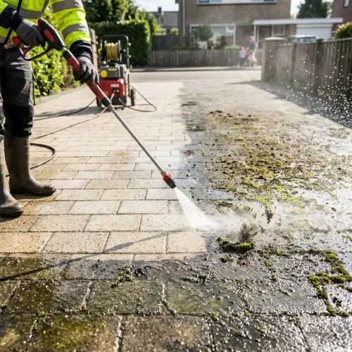 Driveway and patio cleaning and sanding